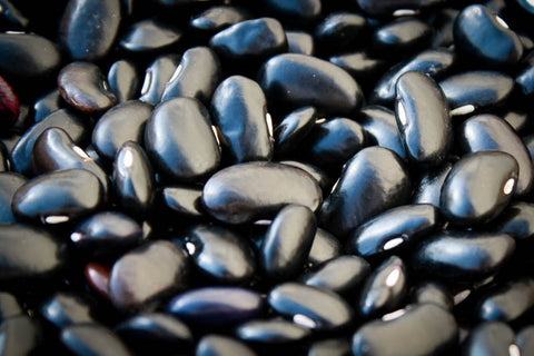 Ayocote Negro, a medium size black bean-Rancho Gordo, Heirloom beans.