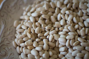 Alubia Blanca, a small white bean-Rancho Gordo, Heirloom beans.