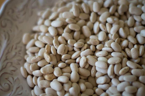 Alubia Blanca, a small white bean-Rancho Gordo, Heirloom beans.